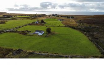 Aerial view of the cottage